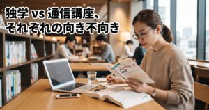 独学 vs 通信講座、それぞれの向き不向き