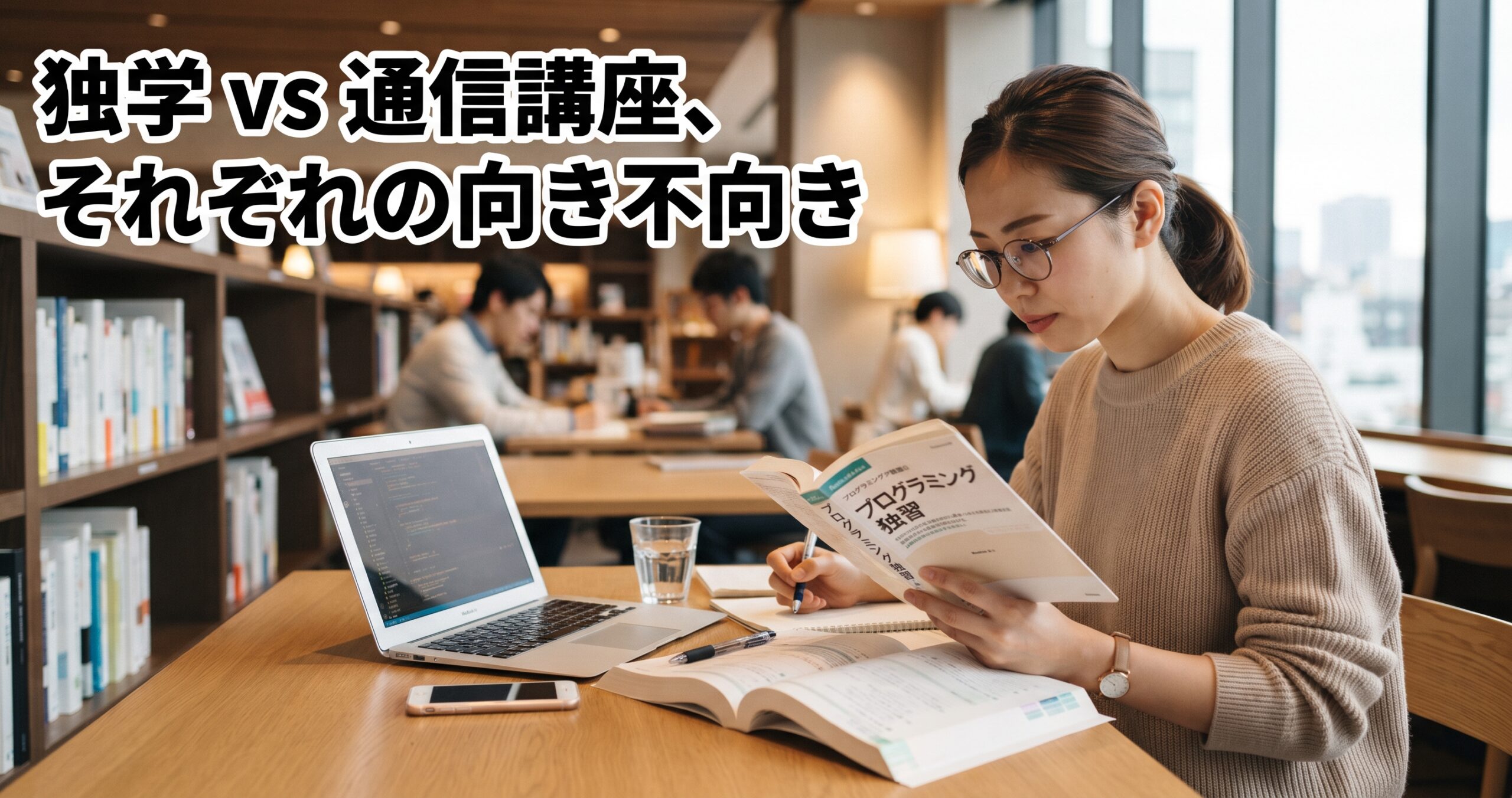 独学 vs 通信講座、それぞれの向き不向き