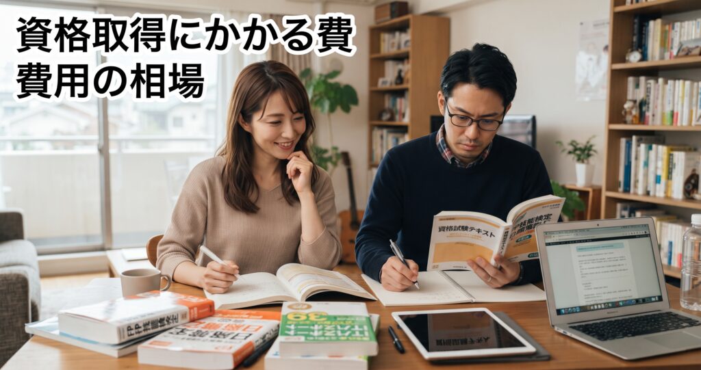 資格取得にかかる費用の相場——受講料以外にもかかるお金