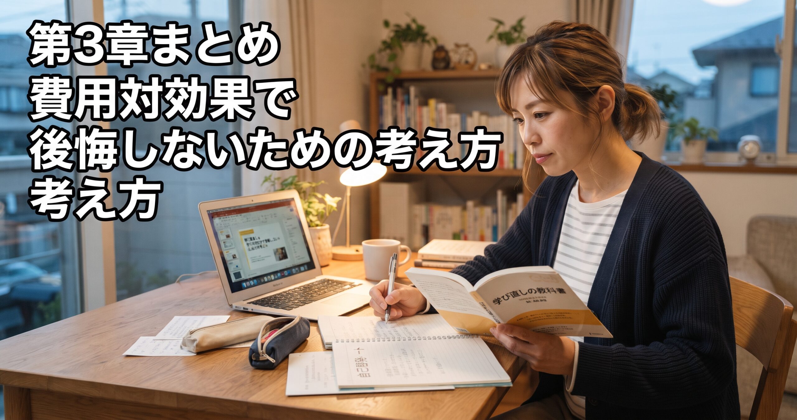 【第3章まとめ】費用対効果で後悔しないための考え方