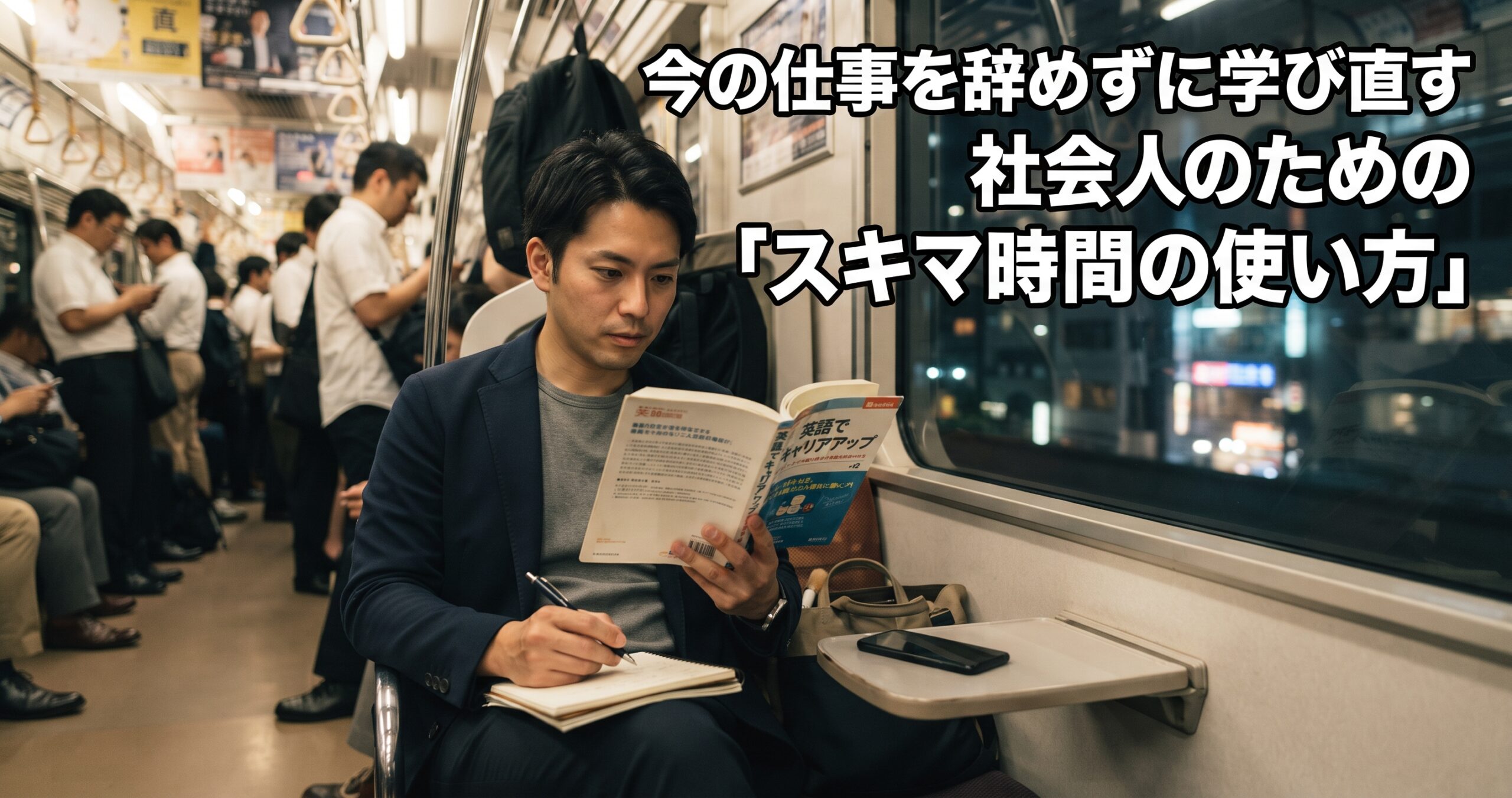 スキマ時間の使い方——通勤・昼休み・寝る前を学習時間に変える